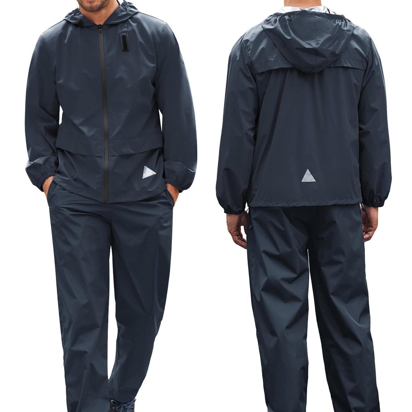 Men's Rain Suit 2 Piece Breathable Rain Gear Lightweight
