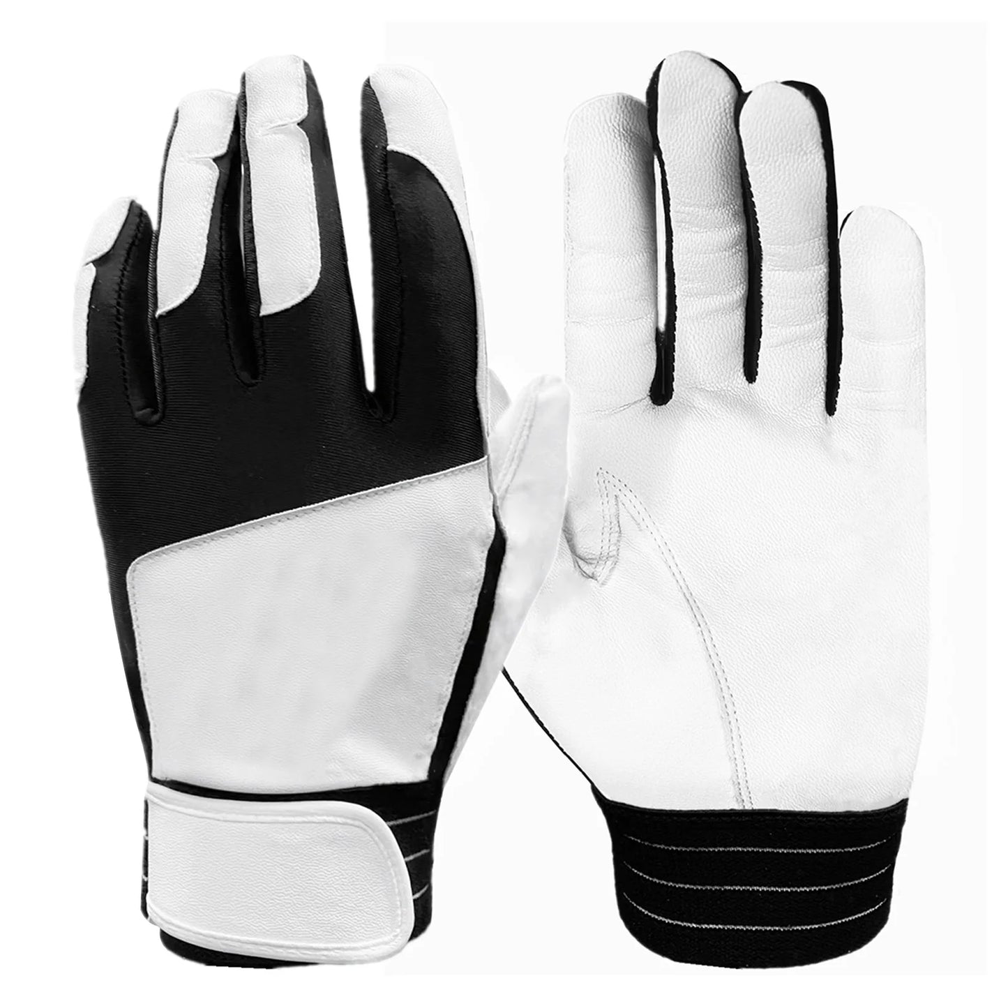 Batting Gloves Men Adult for Baseball Softball Cabretta Leather