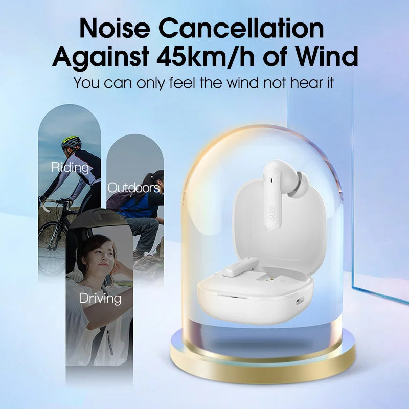 QCY HT05 ANC Wireless Earphone 40dB Noise Cancelling TWS