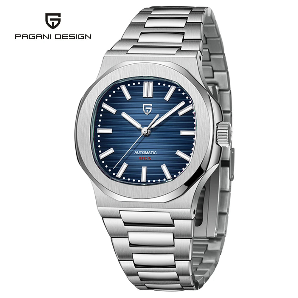 Pagani Design Luxury Automatic Mens Wristwatch Sapphire