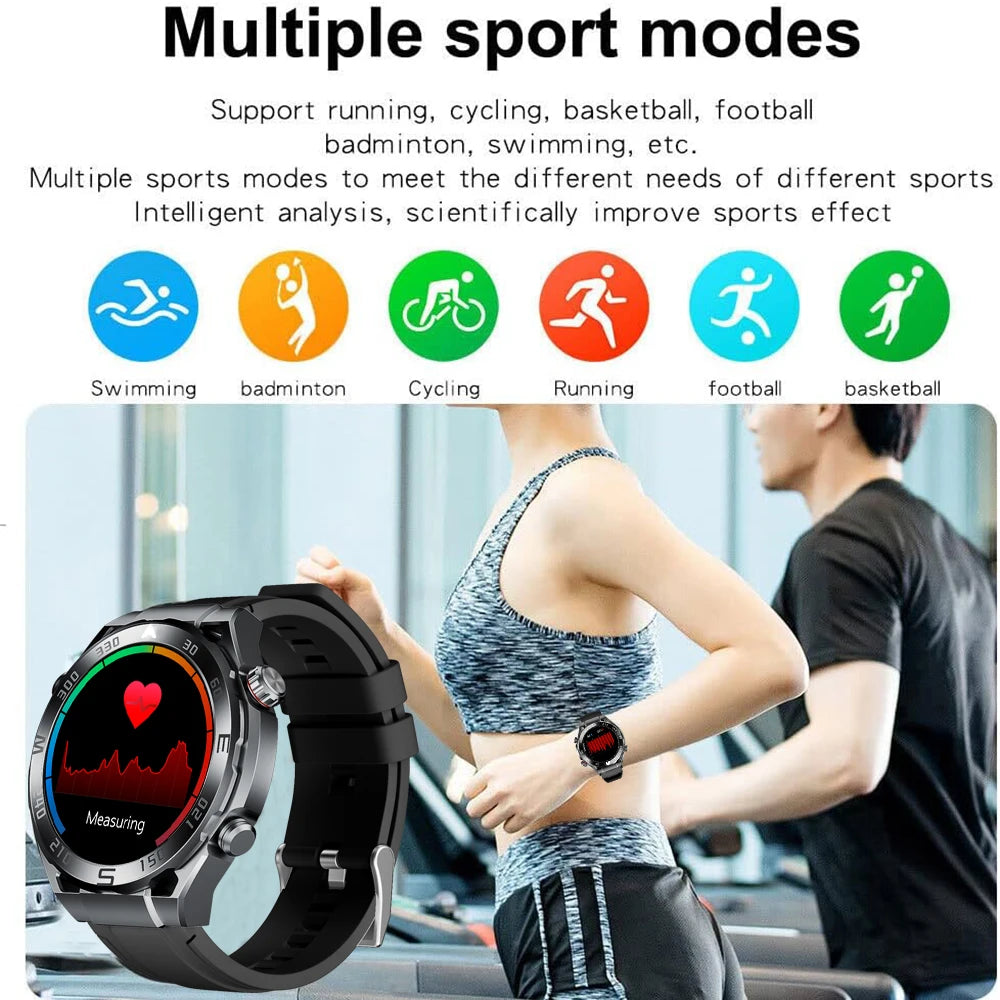 W&O X5 Pro Max Sports Smart Watch Man Woman BT Call Message NFC Health Monitor Watches For Android IOS