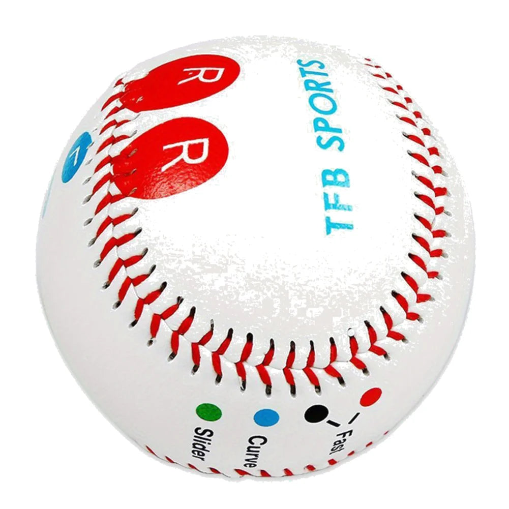 Pitch Training Baseball with Finger Placement Markers for Practice, 1 to 5 pcs.