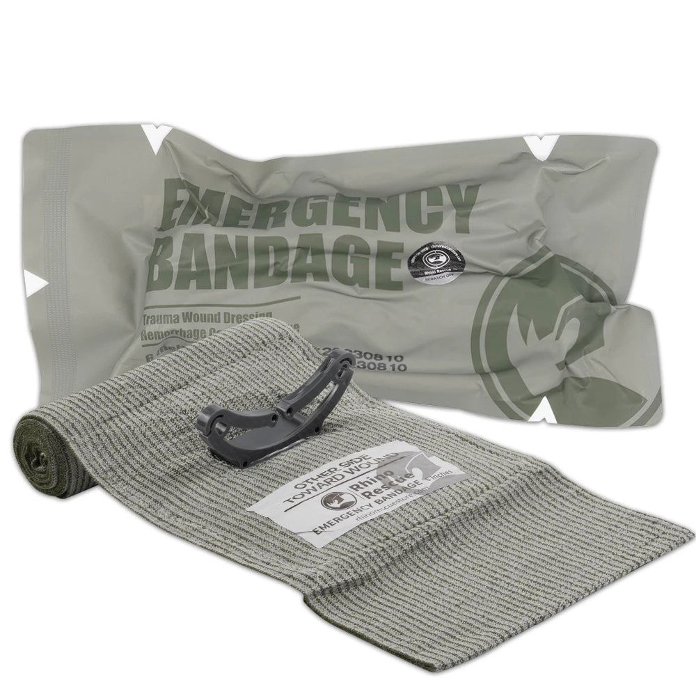 Rhino Rescue 4/6 Inch Israeli Style Emergency Bandage IFAK