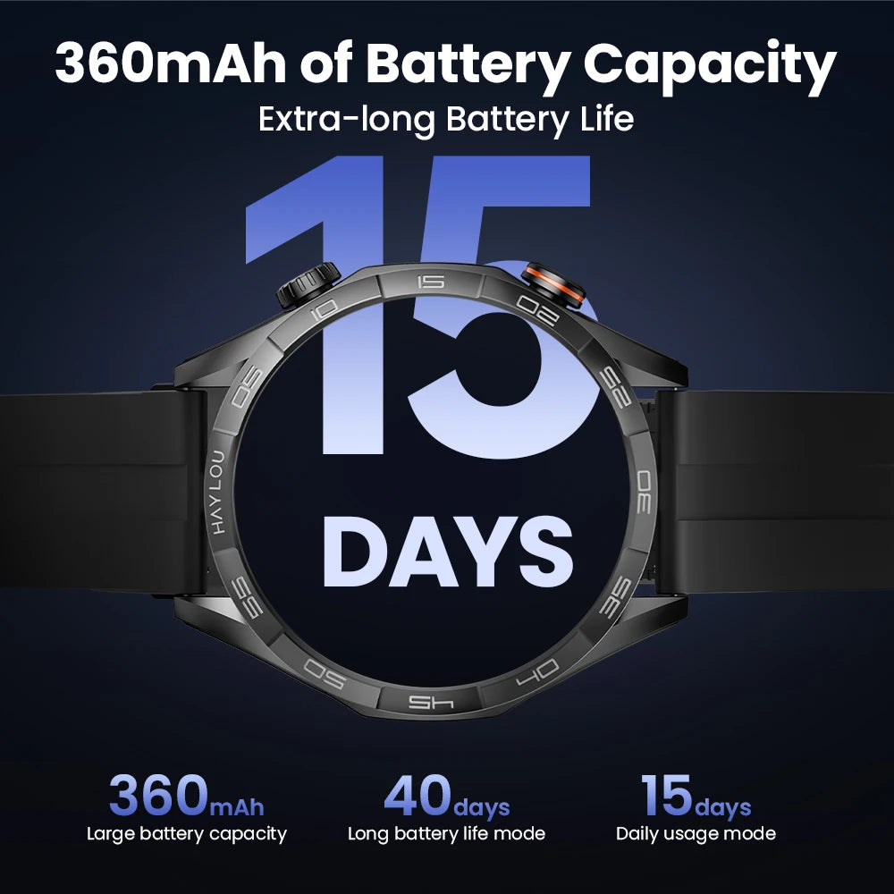 HAYLOU Solar 5 Voice Calling Smartwatch 1.58 inch AMOLED Display
