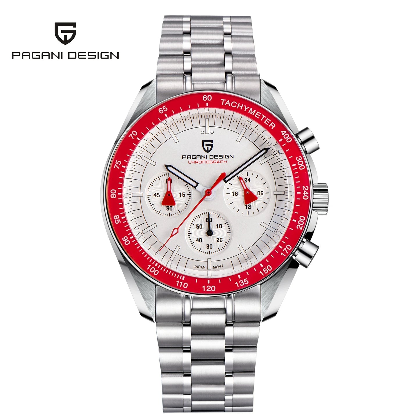 Pagani Design Men's Luxury Quartz Chronograph Sports Watch