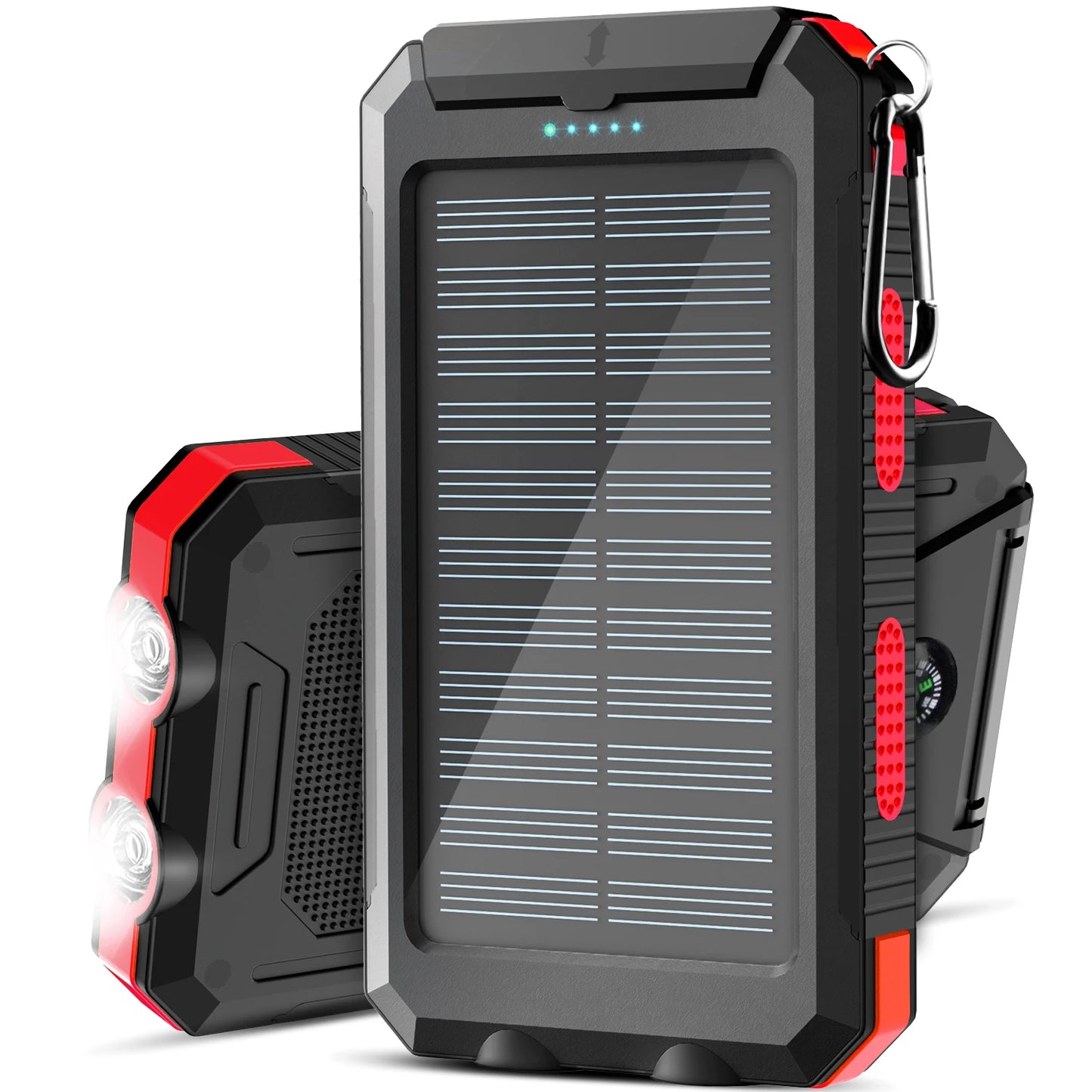 Waterproof Outdoor Solar Power Bank 38800mAh Dual USB for Camping and Travel
