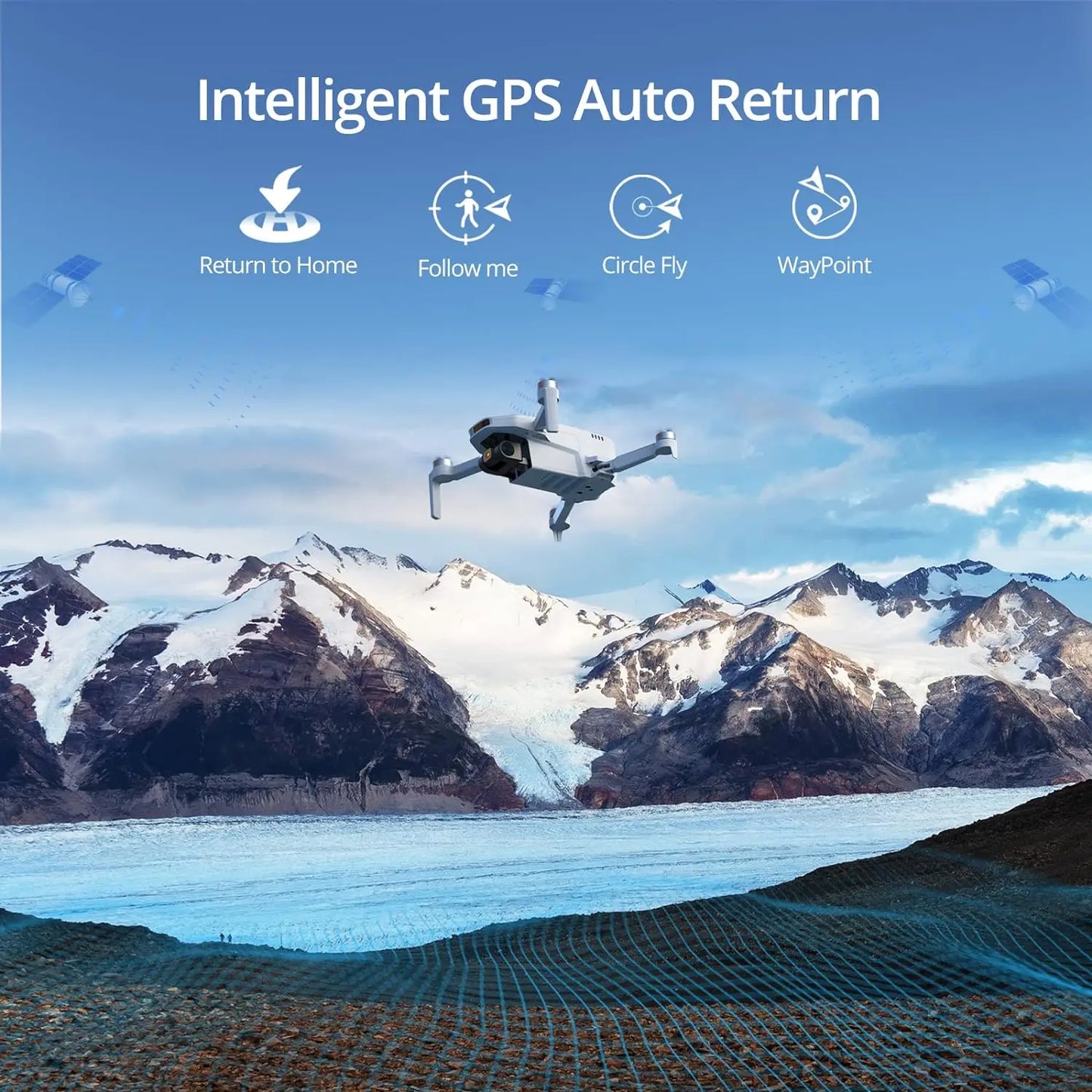 Potensic GPS Drone with 4K Camera and Auto Return Feature