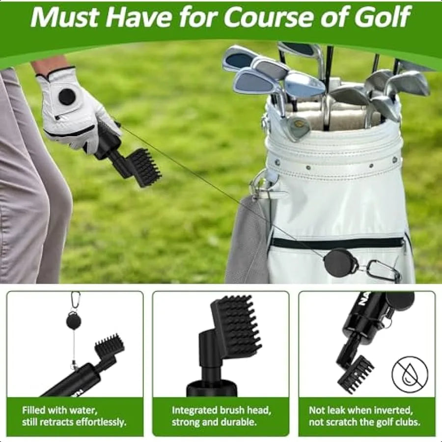 Premium Golf Towel and Brush Set for Ultimate Club Care