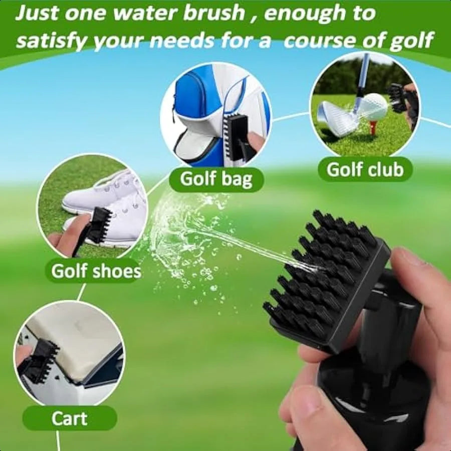 Premium Golf Towel and Brush Set for Ultimate Club Care