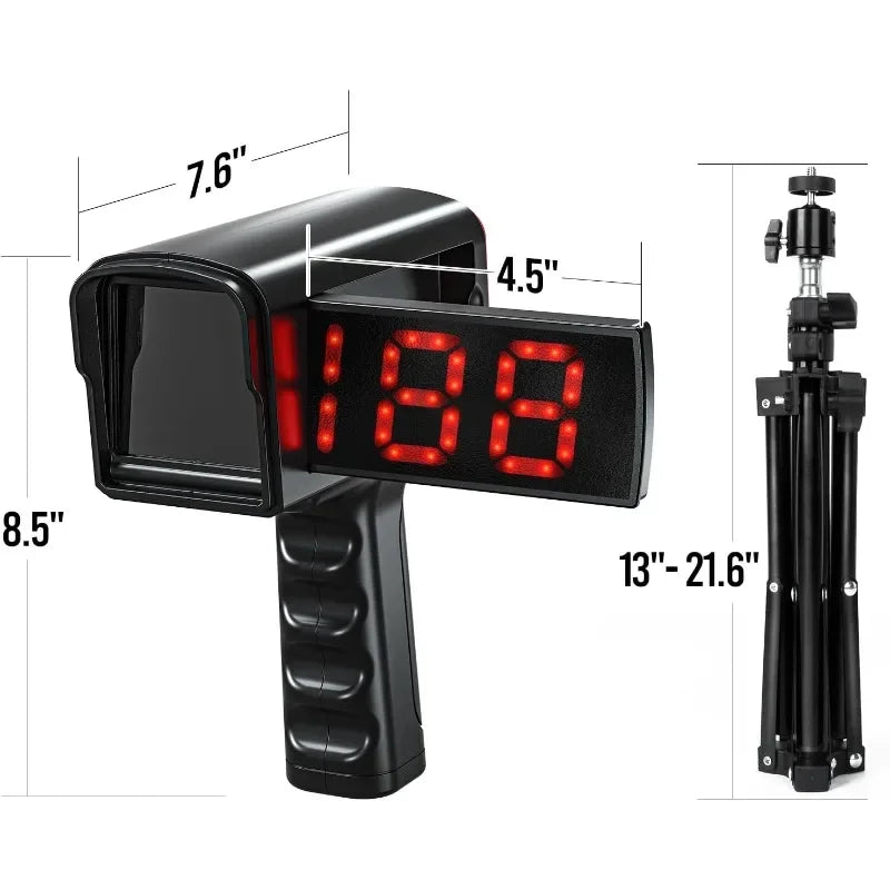 Hign Concerned Baseball Radar Gun With LED Display Pro