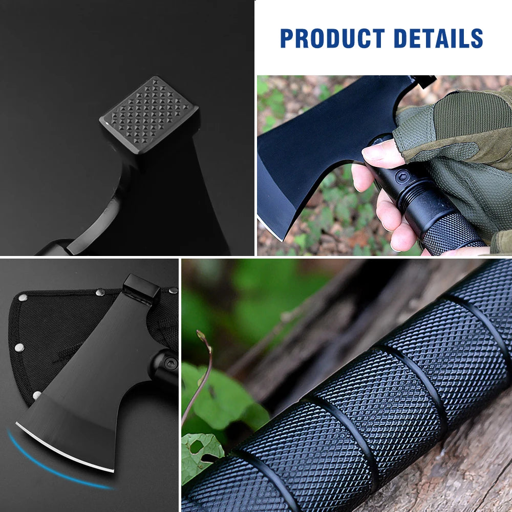 Multi-Function Survival Axe Portable Foldable Tactical Tomahawk