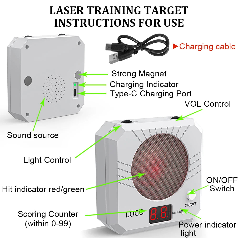 Infrared Induction Electronic Scoring Laser Target Toy
