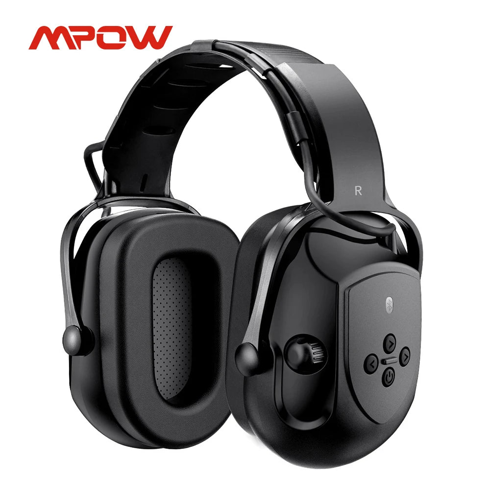 Mpow Bluetooth Noise Reduction Ear Muffs for Ultimate Hearing Protection