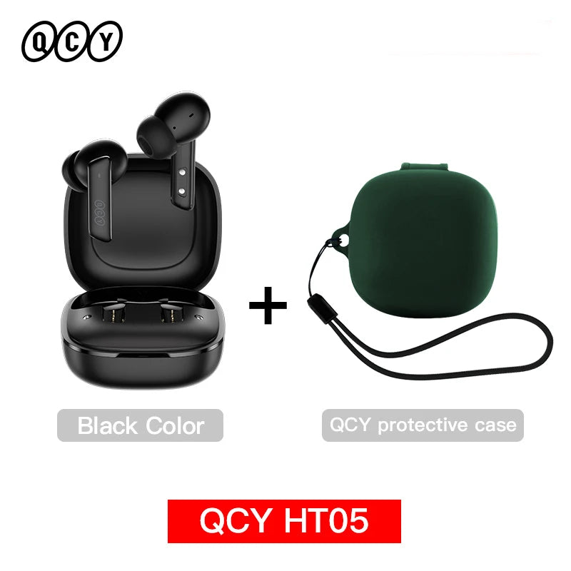 QCY HT05 ANC Wireless Earphone 40dB Noise Cancelling TWS
