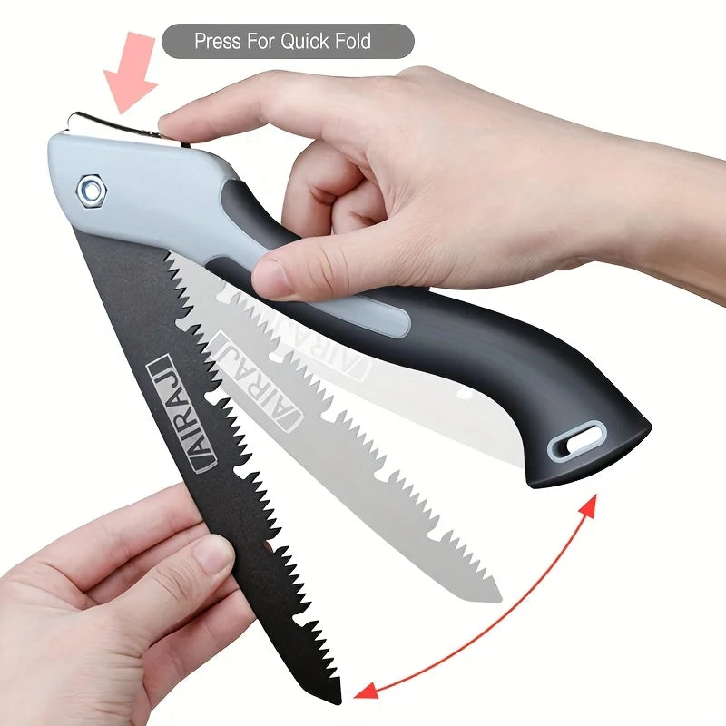 AIRAJ 3Pc Folding Hand 7-10 IN Saw for Outdoor Gardening
