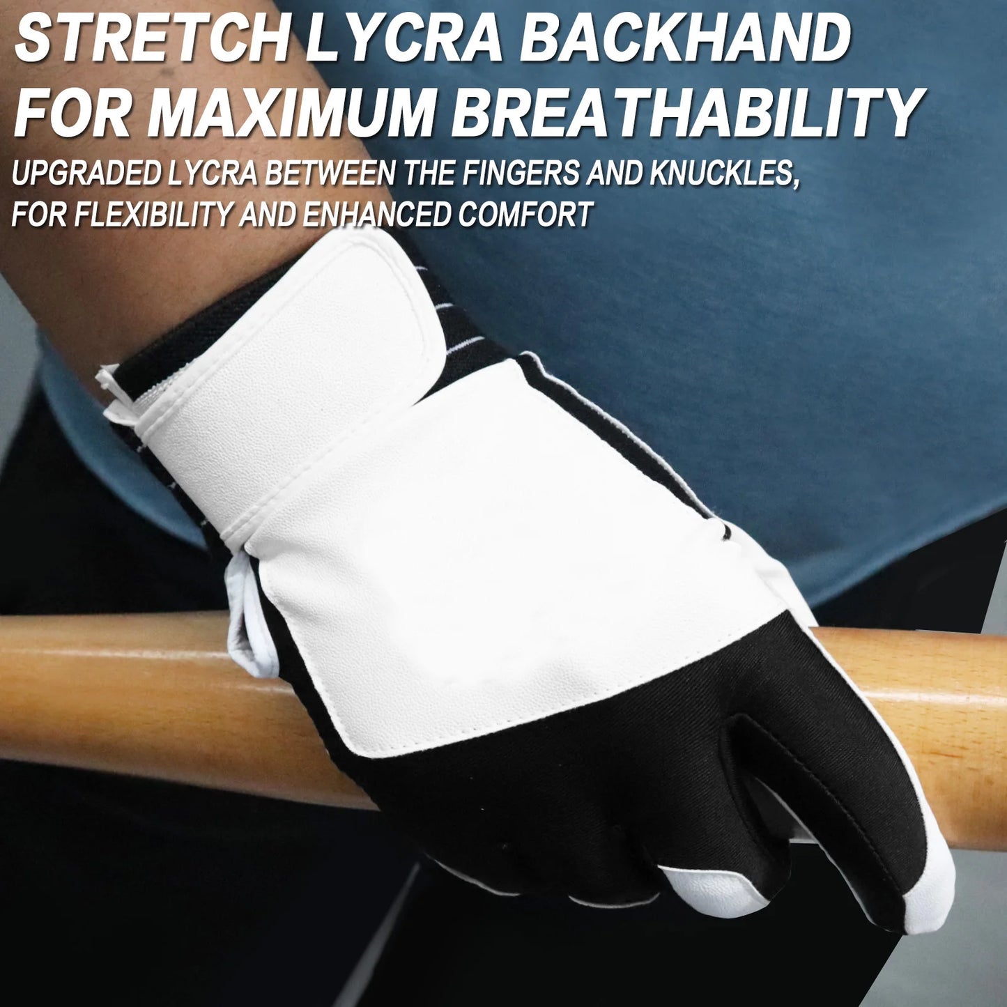 Batting Gloves Men Adult for Baseball Softball Cabretta Leather