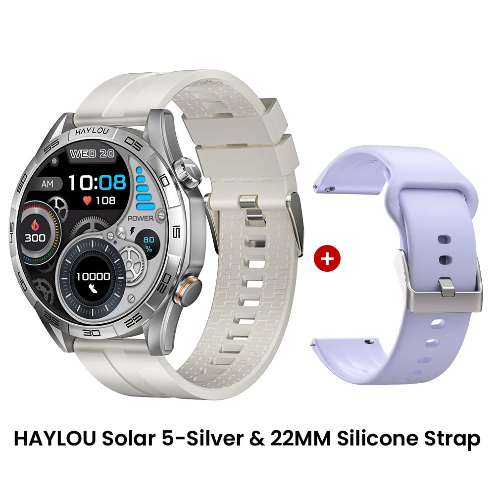 HAYLOU Solar 5 Voice Calling Smartwatch 1.58 inch AMOLED Display