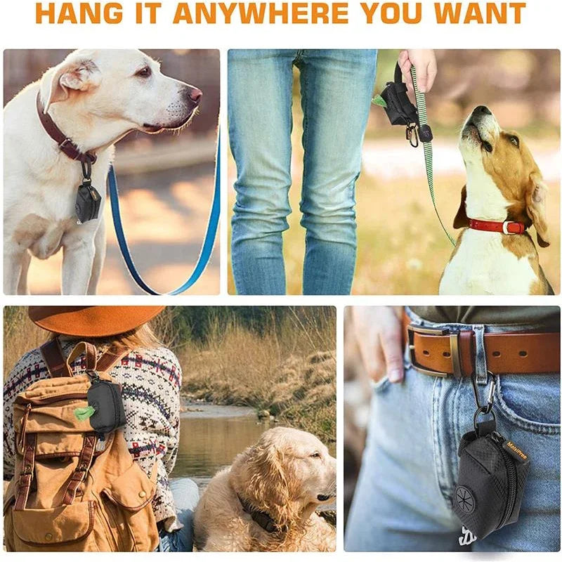 Pet Dog Poop Bag Holder For Easy Cleanup On-The-Go