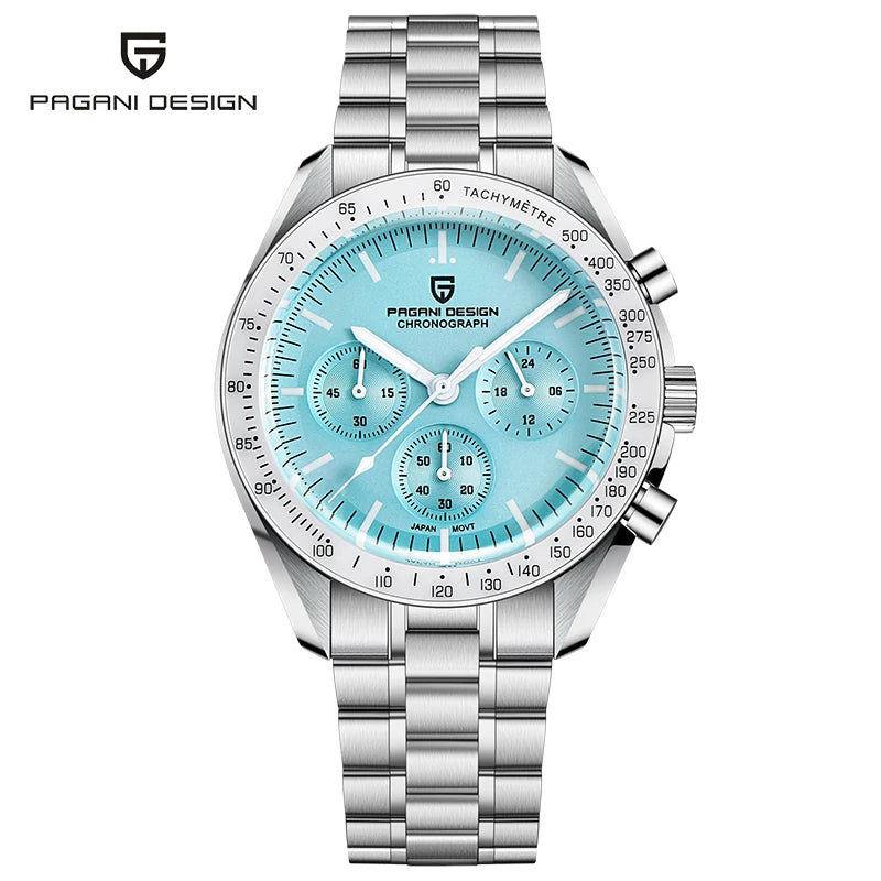 PAGANI DESIGN Moon Mens Watches Luxury Automatic Chronograph
