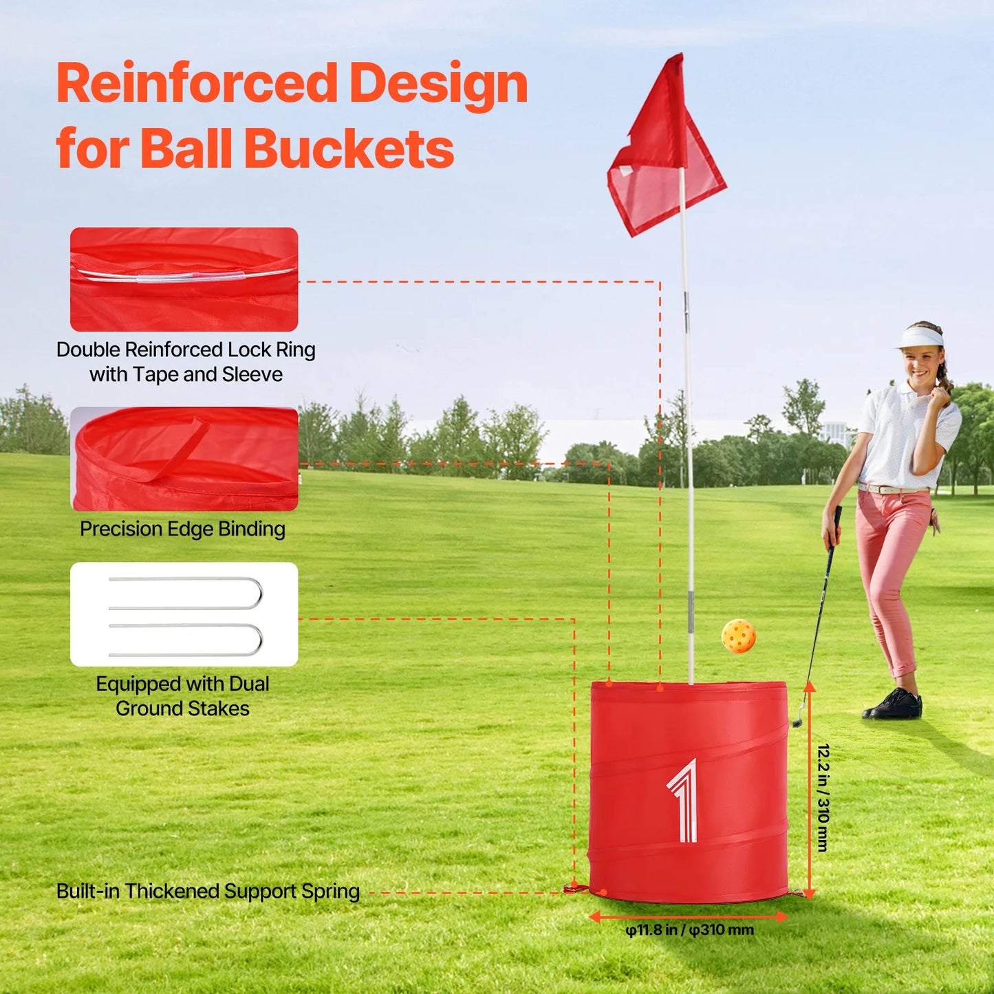 Backyard Golf Game Portable Chipping Practice for Family Fun
