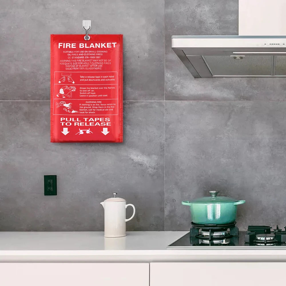 Fire Emergency Blanket for Safety and Survival Protection