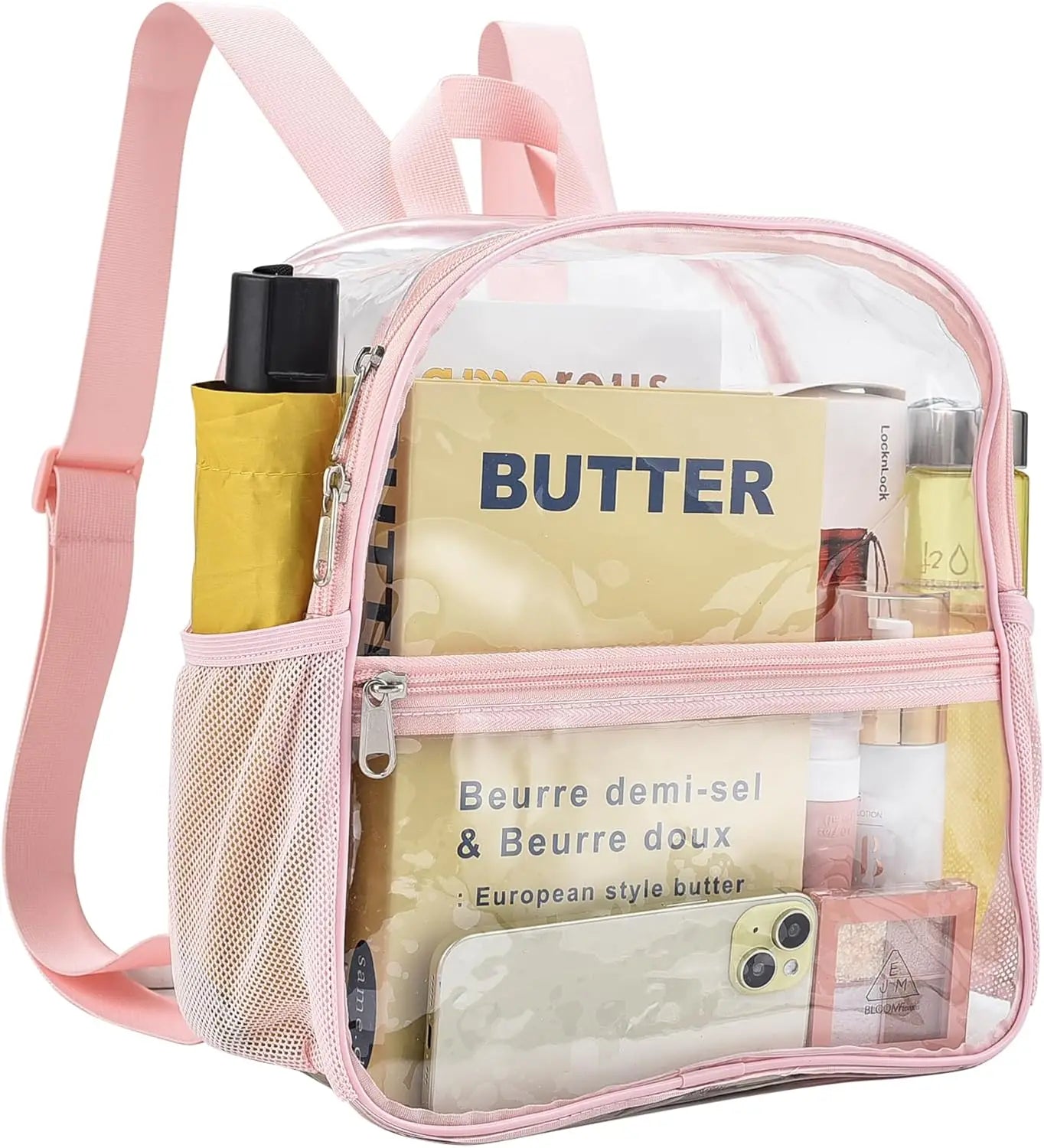 Stadium Approved Clear Mini Backpack 12x12x6 for Events
