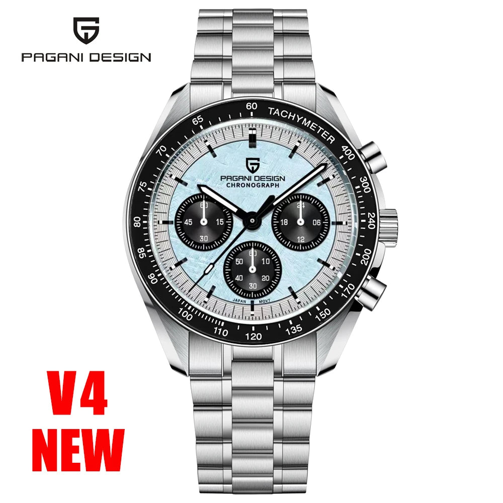 PAGANI DESIGN 2025 New Moon Men's Luxury Quartz Watch