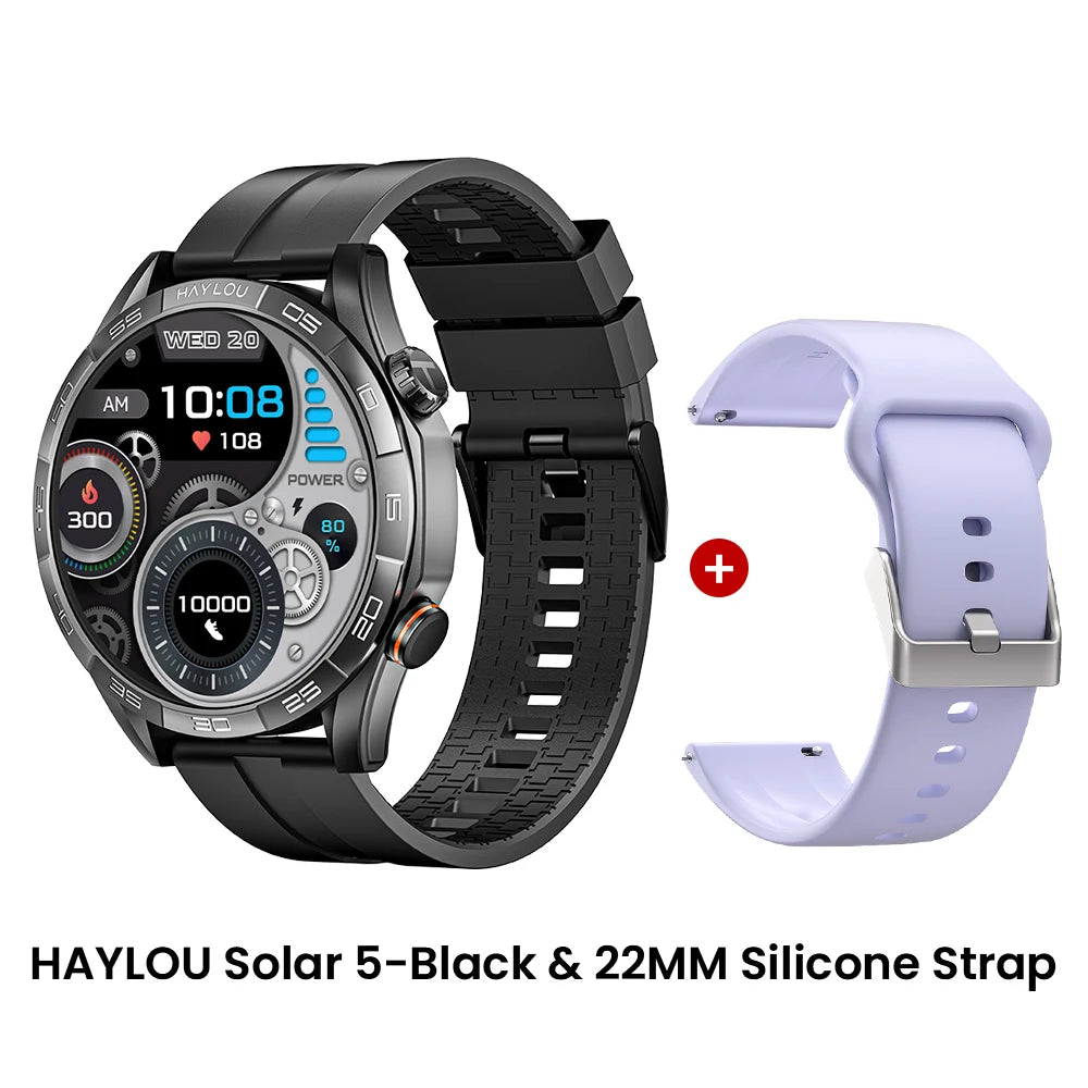 HAYLOU Solar 5 Voice Calling Smartwatch 1.58 inch AMOLED Display
