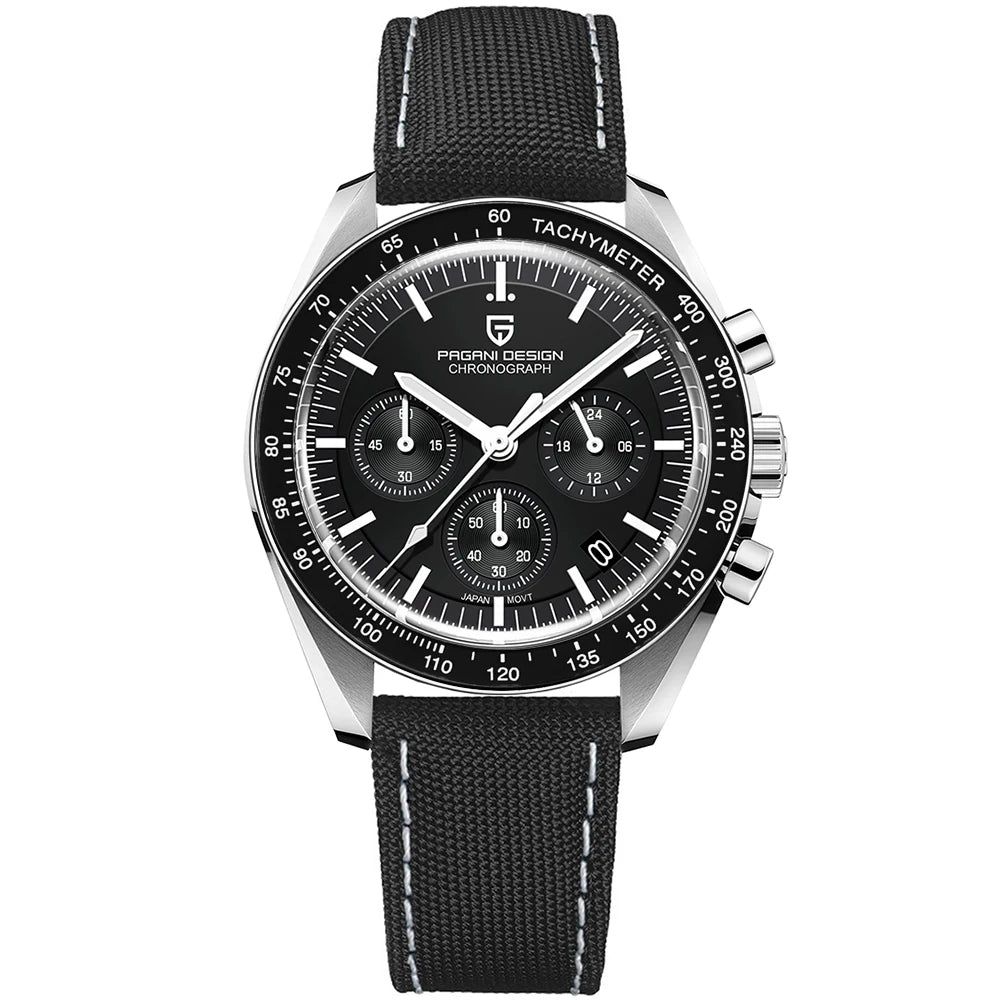 PAGANI DESIGN 2025 New Moon Men's Luxury Quartz Watch