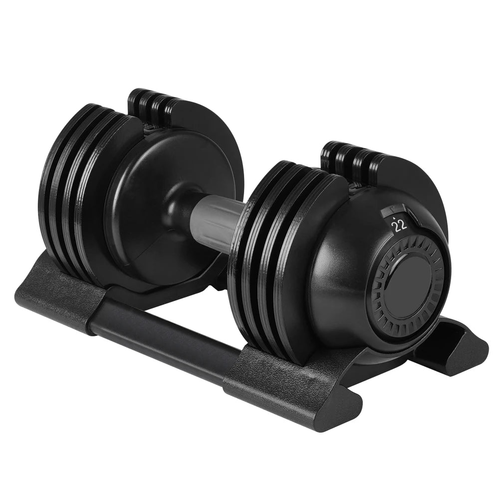 FitRx Adjustable Dumbbells, 52.5lb SmartBell Dumbbell Set with Quick-Select Weights for Home Gym