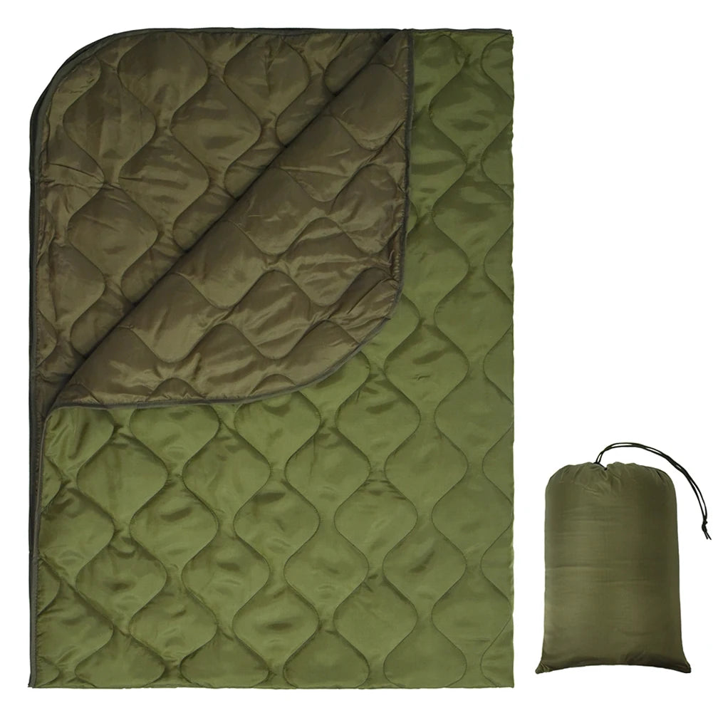 ALLOYSEED Camping Blanket With Carry Bag Lightweight Quilt