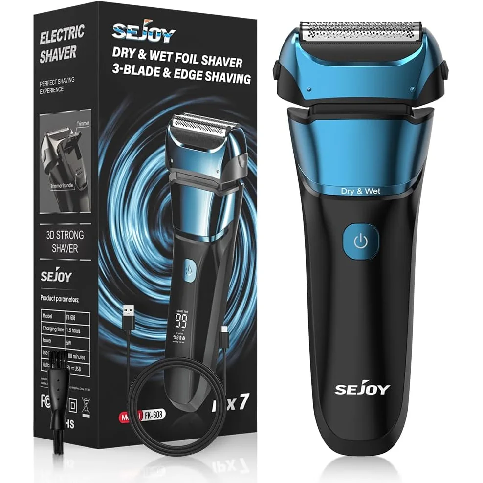 Sejoy Electric Razor for Men Electric Foil Shavers