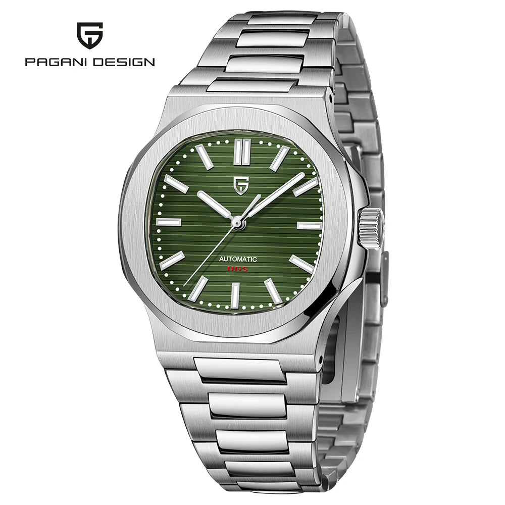 Pagani Design Luxury Automatic Mens Wristwatch Sapphire