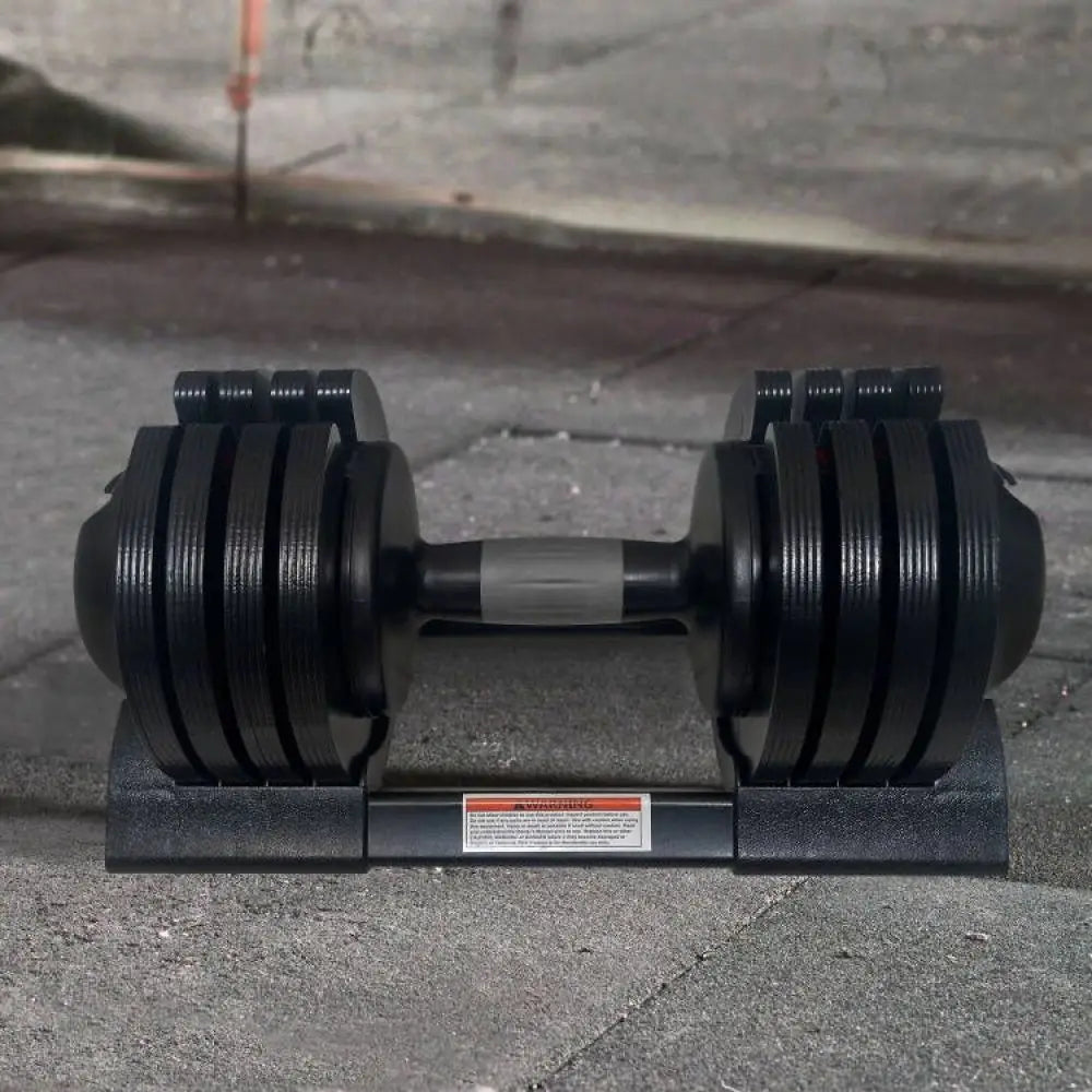 FitRx Adjustable Dumbbells, 52.5lb SmartBell Dumbbell Set with Quick-Select Weights for Home Gym