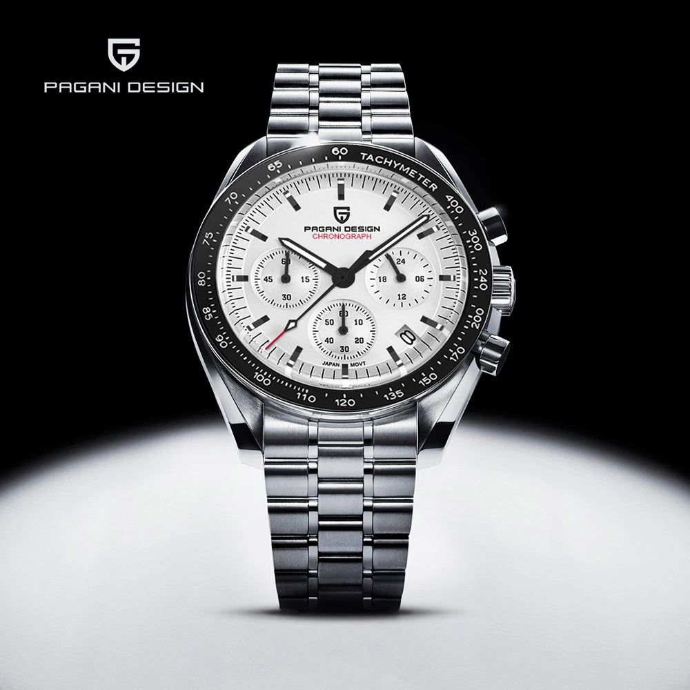 PAGANI DESIGN Moon Mens Watches Luxury Automatic Chronograph