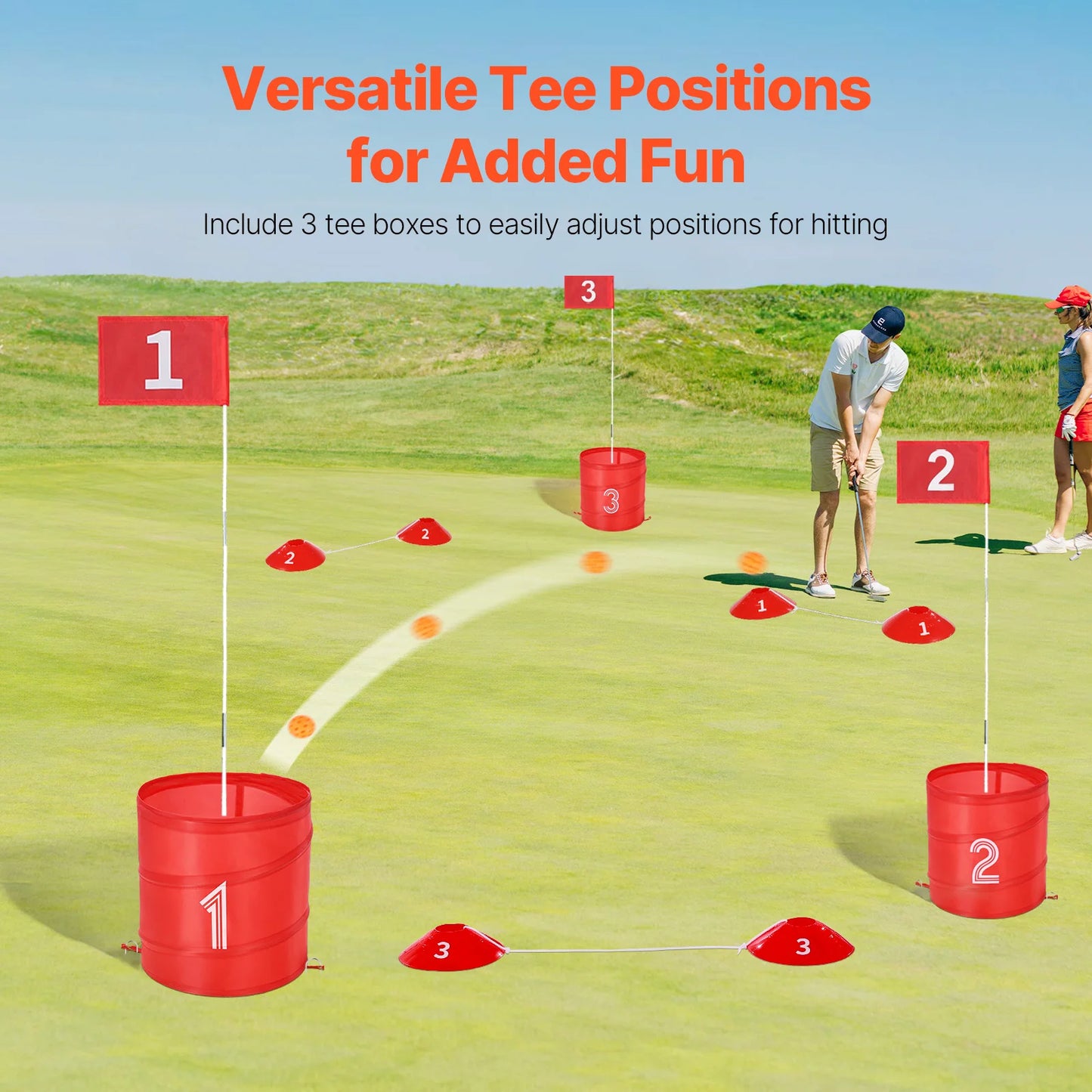 Backyard Golf Game Portable Chipping Practice for Family Fun