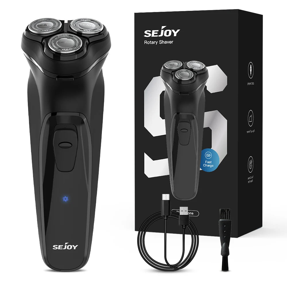 Sejoy Rechargeable Wet and Dry Shaver Pop Up Trimmer