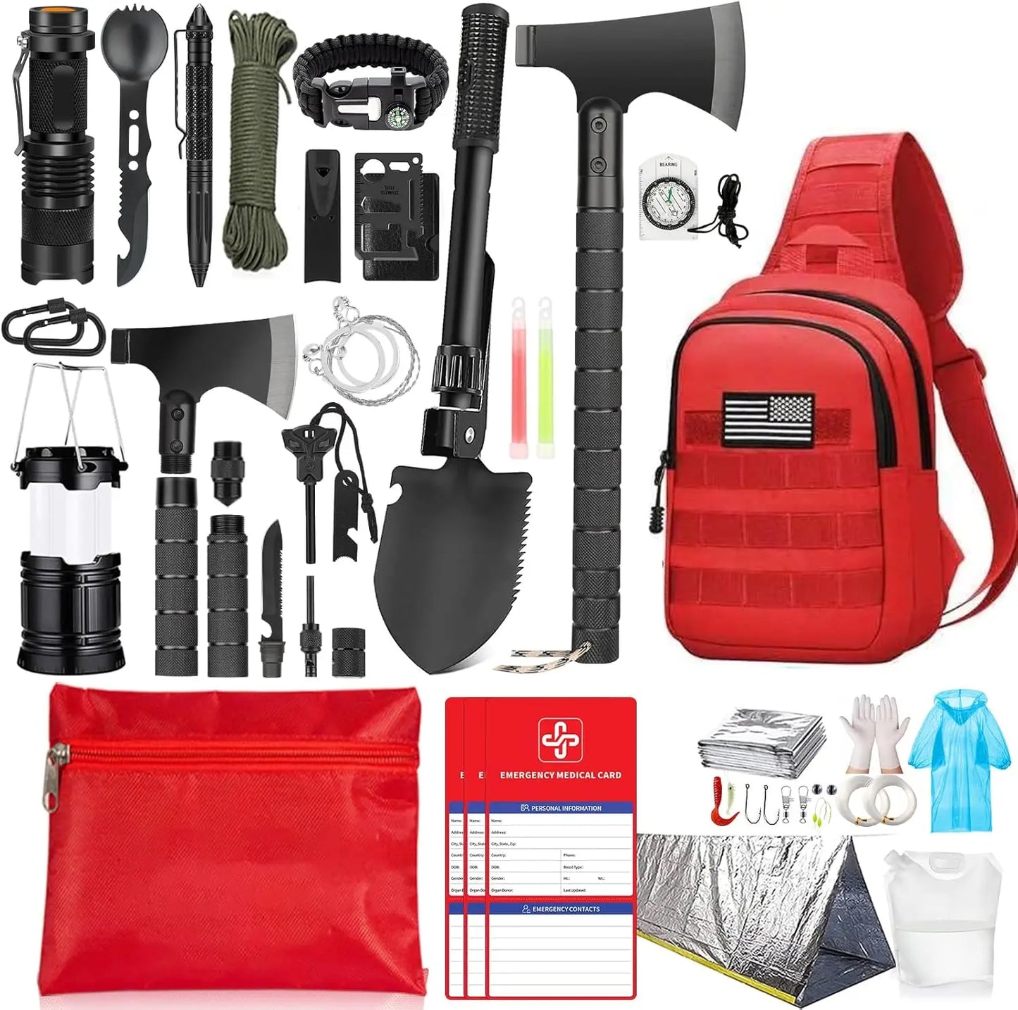 Ultimate 262 Piece Survival Kit for Emergency Preparedness