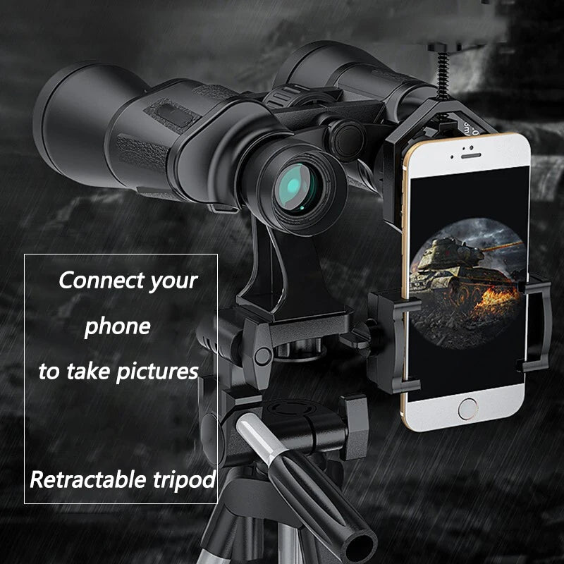 50000M German Military 20X50 Zoom HD BAK4 Binoculars