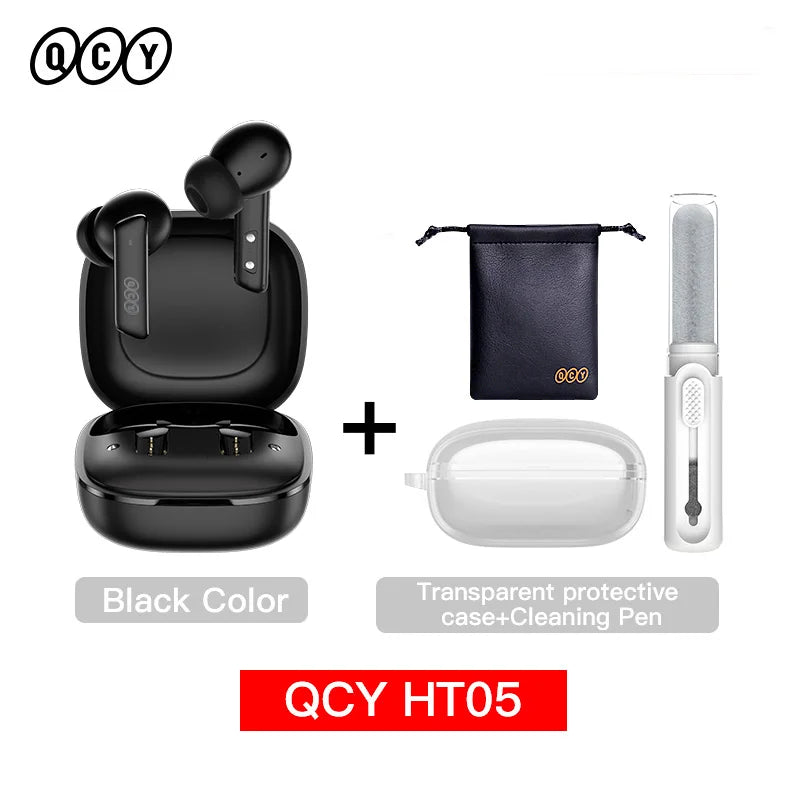 QCY HT05 ANC Wireless Earphone 40dB Noise Cancelling TWS
