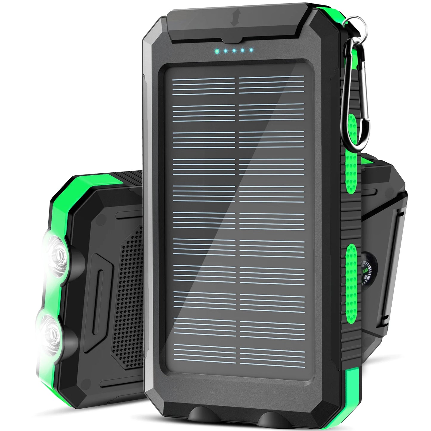 Waterproof Outdoor Solar Power Bank 38800mAh Dual USB for Camping and Travel