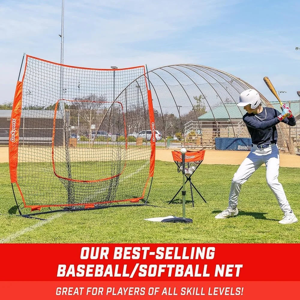 7ft x 7ft Baseball Softball Net Hitting Pitching Aid Durable