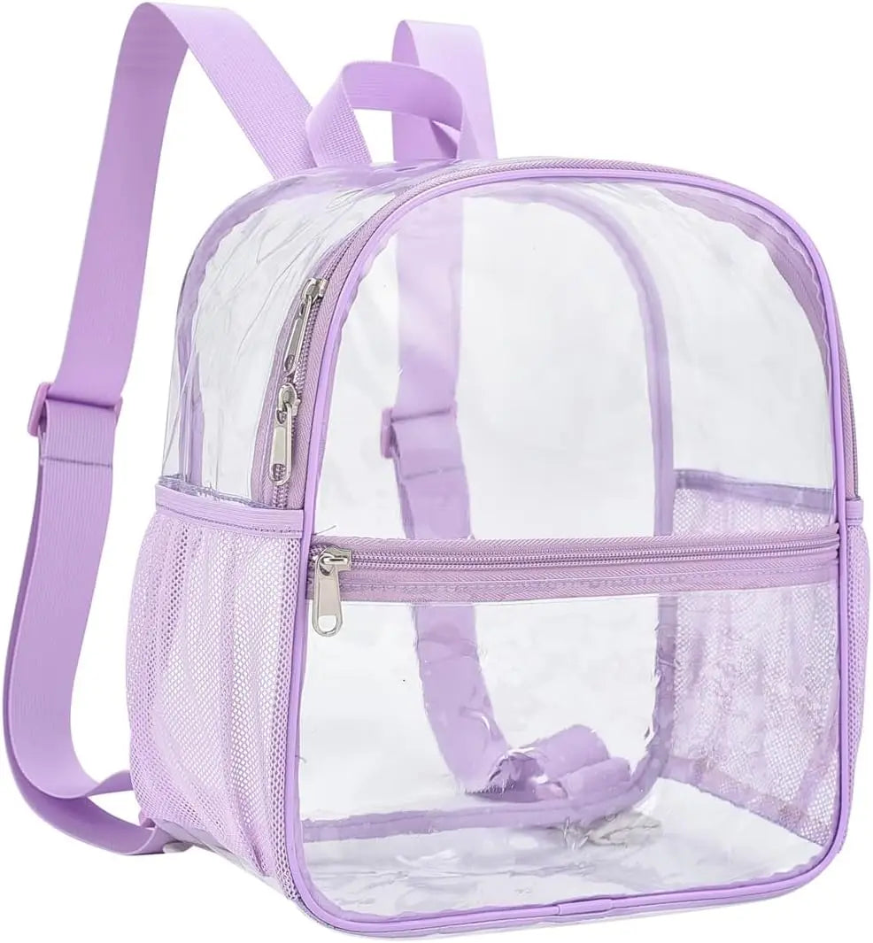 Stadium Approved Clear Mini Backpack 12x12x6 for Events