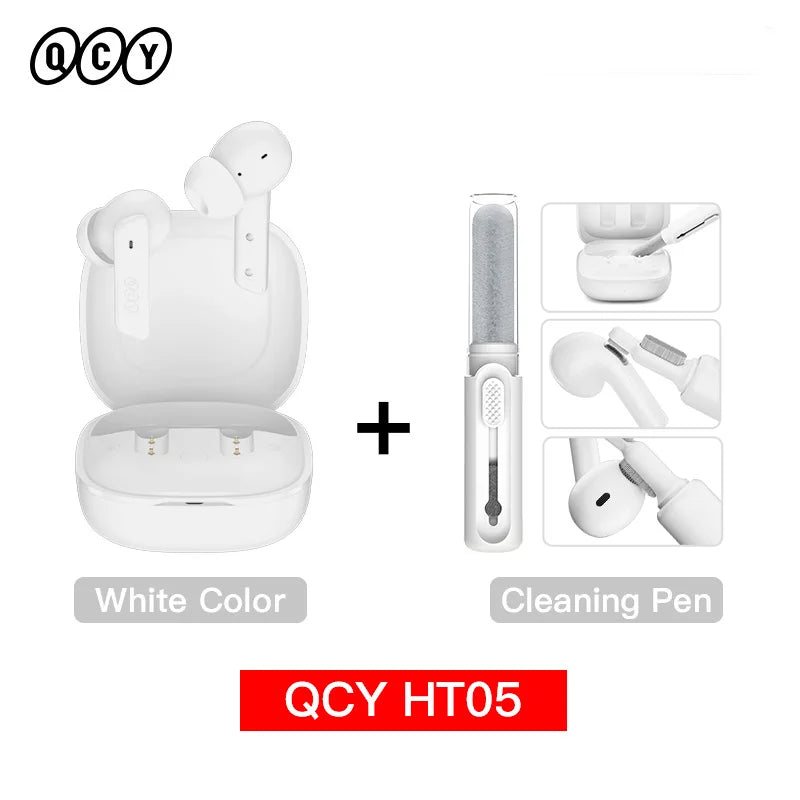 QCY HT05 ANC Wireless Earphone 40dB Noise Cancelling TWS