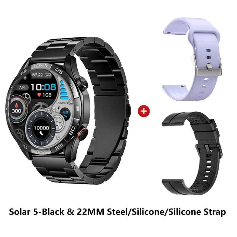 HAYLOU Solar 5 Voice Calling Smartwatch 1.58 inch AMOLED Display