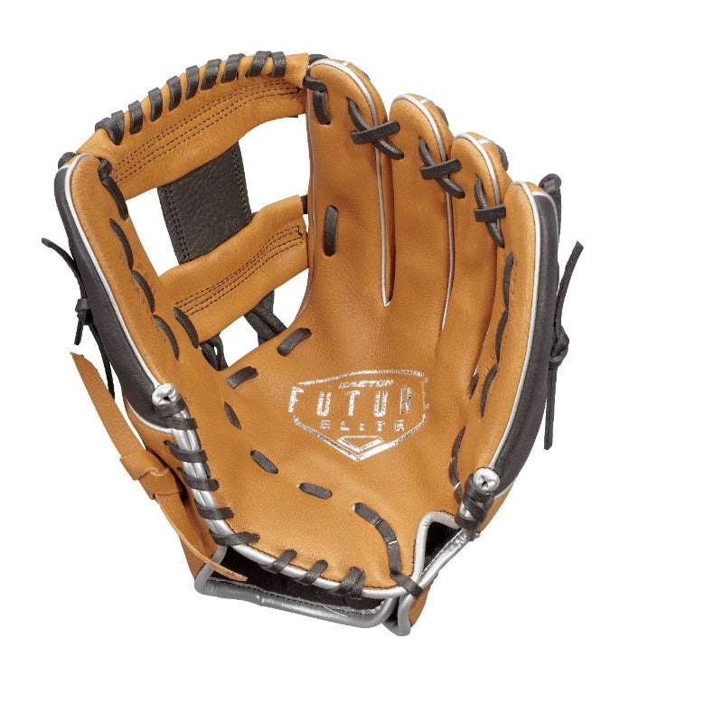 11-Inch Baseball Glove for Right Hand Throw, Durable Leather Mitt