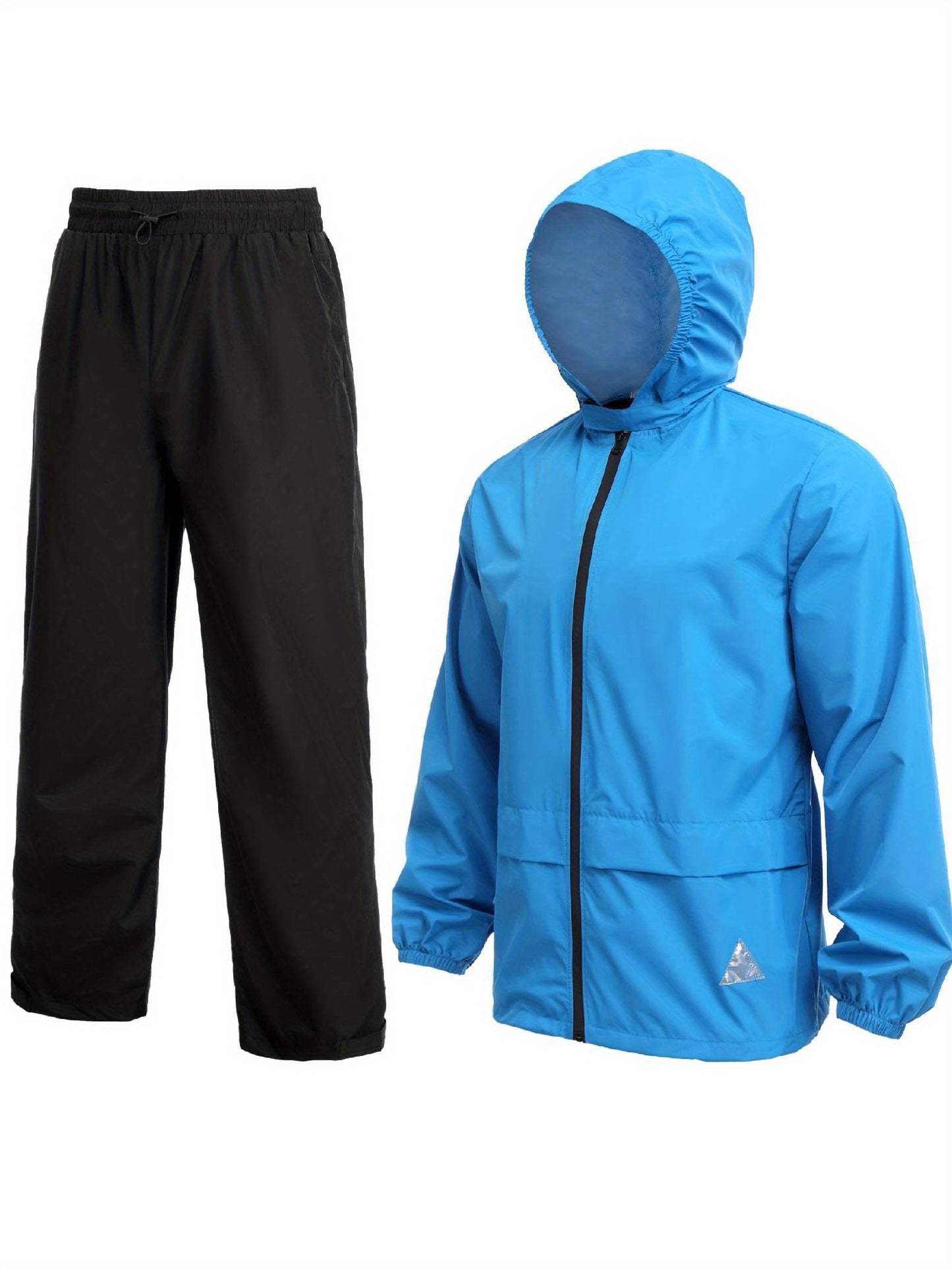 Men's Rain Suit 2 Piece Breathable Rain Gear Lightweight