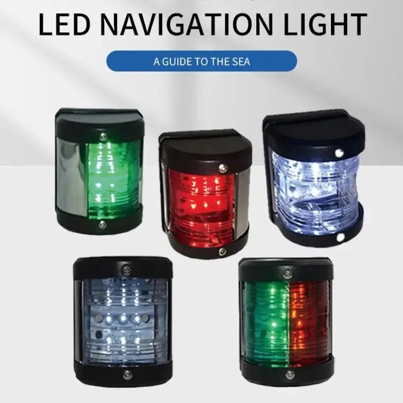 LED Marine Bi-Color Navigation Light for Safe Sailing, 12V