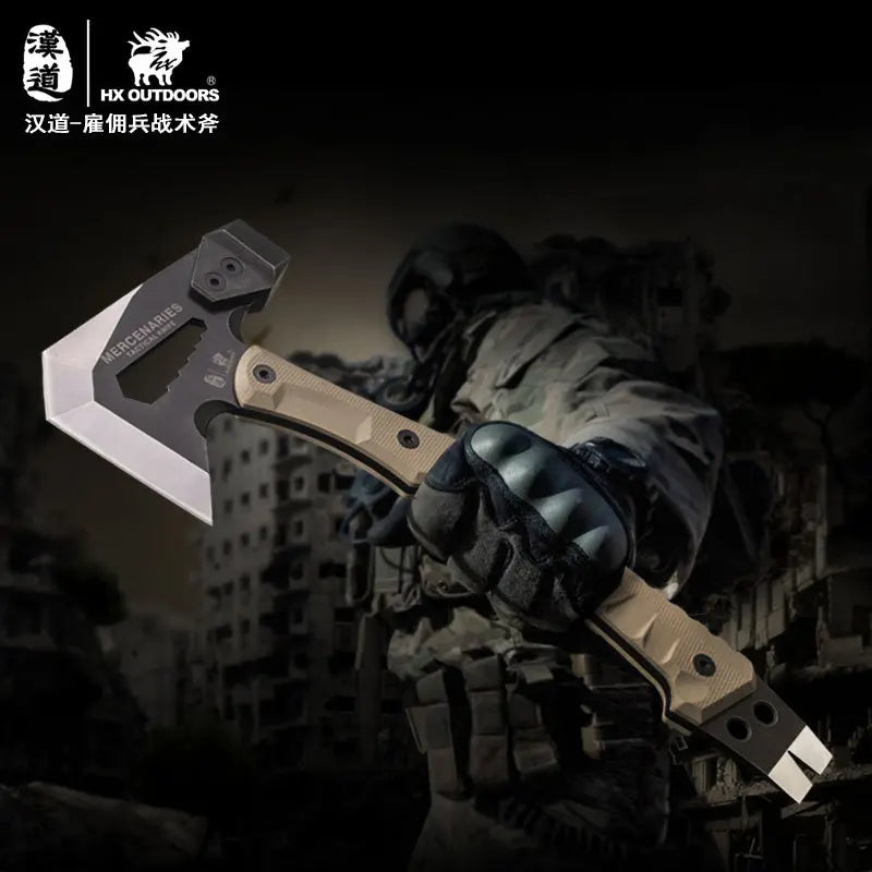 HX OUTDOORS Mercenarys Full Tang Camping Survival Axe Hatchet