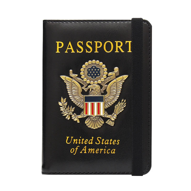 Passport Holder With Card Slots RFID blocking